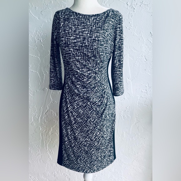 RALPH LAUREN DRESS BLACK AND WHITE SIZE 4P - Picture 16 of 16